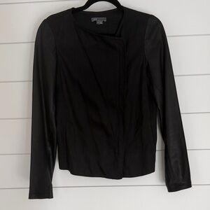 Vince Black Leather Jacket